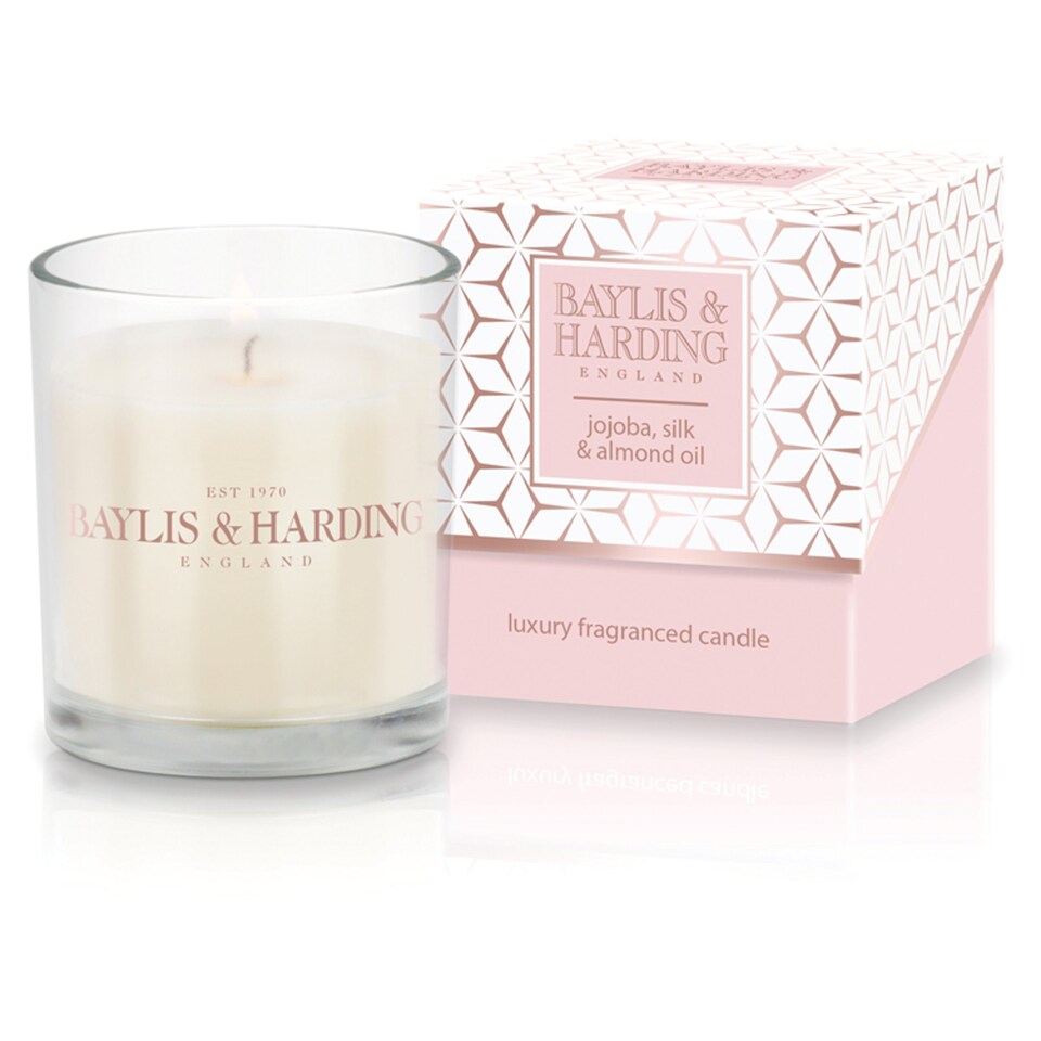 Baylis/Harding Boxed Candle Jojoba/ Almond Oil