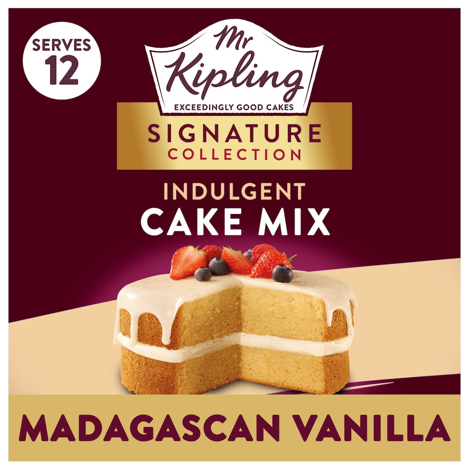 Mr Kipling Signature Madagascan Vanilla Cake Mix 425g
