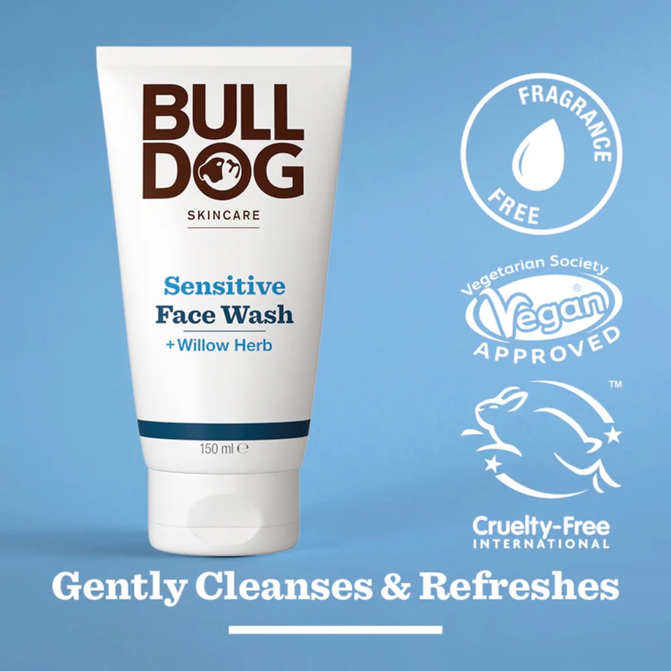 image 1 of Bulldog Skincare Sensitive Men's Face Wash 150ml