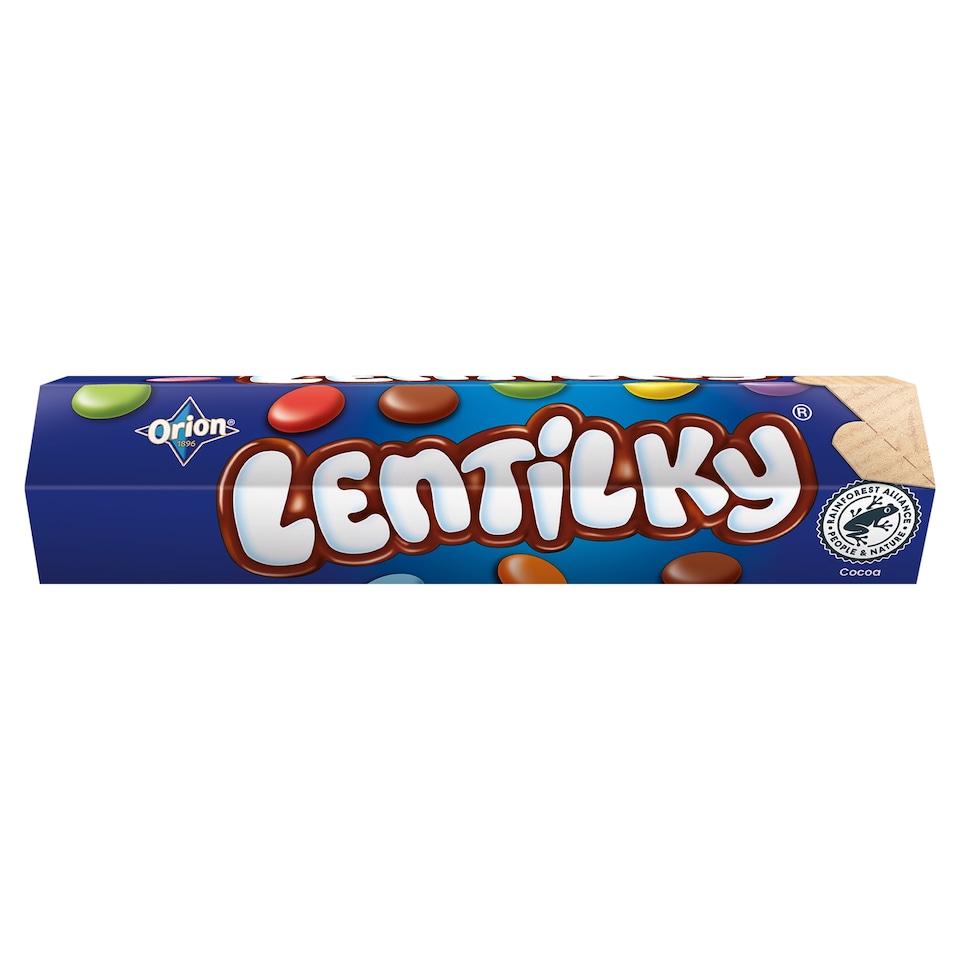 ORION LENTILKY Dražé z mliečnej čokolády 38 g