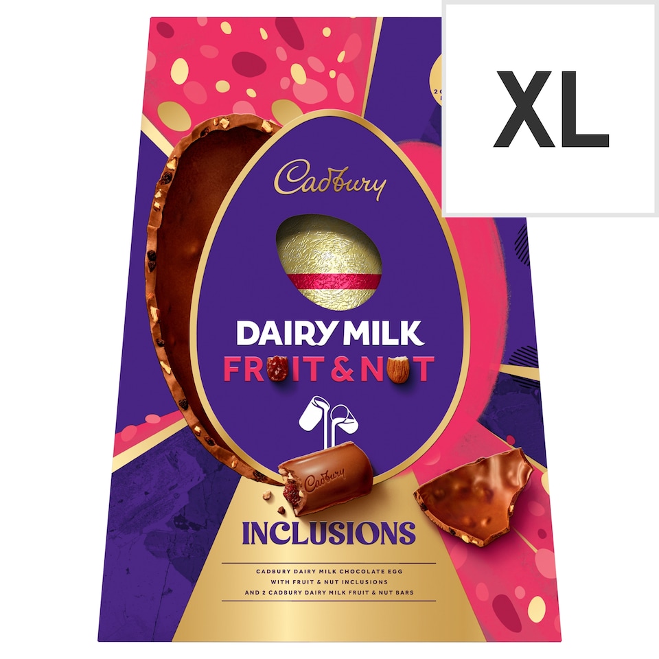 Cadbury Dairy Milk Fruit and Nut Shell Egg 398g