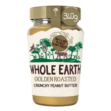 Whole Earth Golden Roasted Crunchy Peanut Butter 340G