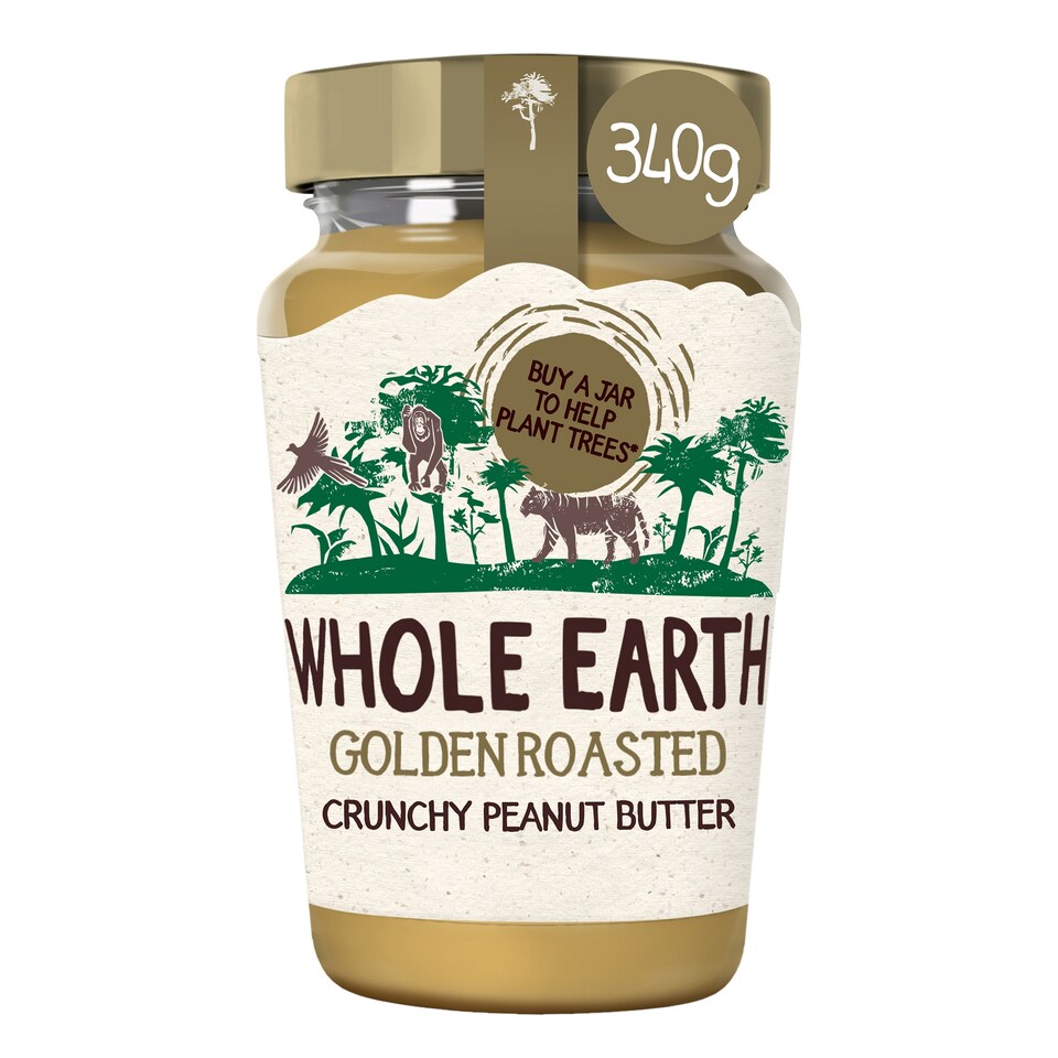 Whole Earth Golden Roasted Crunchy Peanut Butter 340G