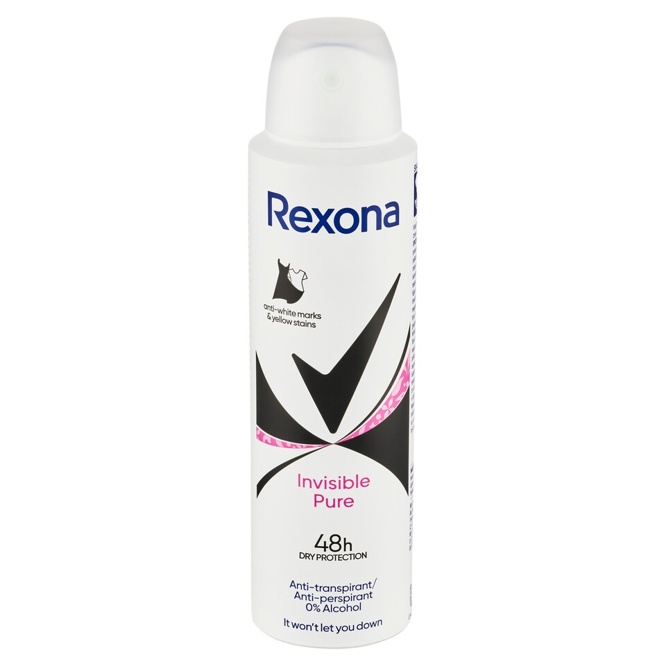 obrázok 1 z Rexona Invisible Pure Antiperspirant sprej 150 ml
