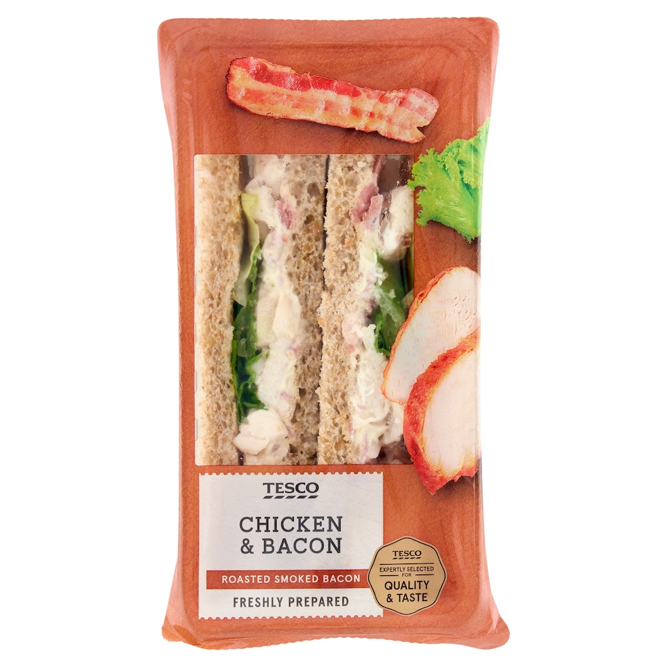 Tesco Chicken & Bacon Toast Bread 164 g