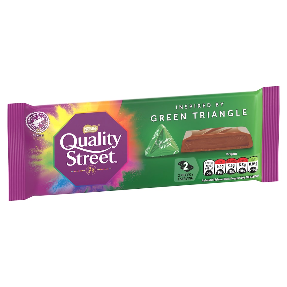 image 1 of QUALITY STREET Green Triangle 84g