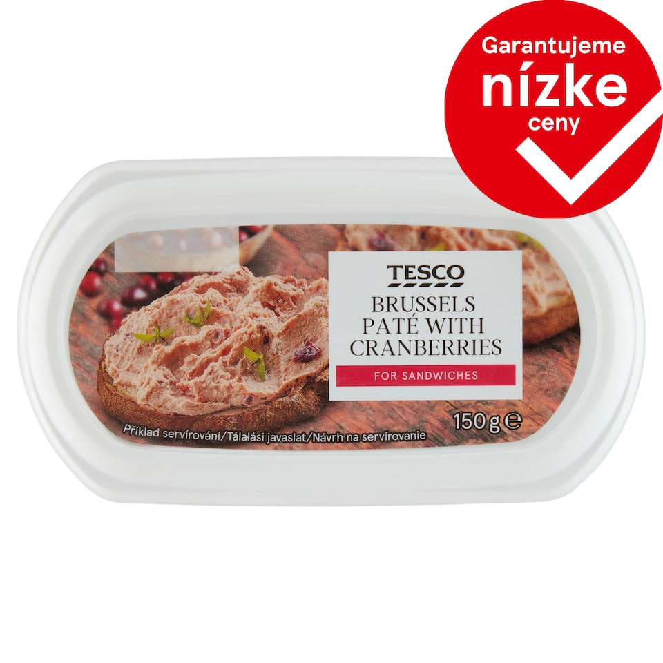 Tesco Brussels Paté with Cranberries 150 g