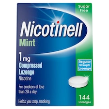 Nicotinell Stop Smoking Aid 1mg Compressed Nicotine Lozenges - Mint 144s
