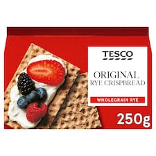 Tesco Original Rye Crisp Bread 250G