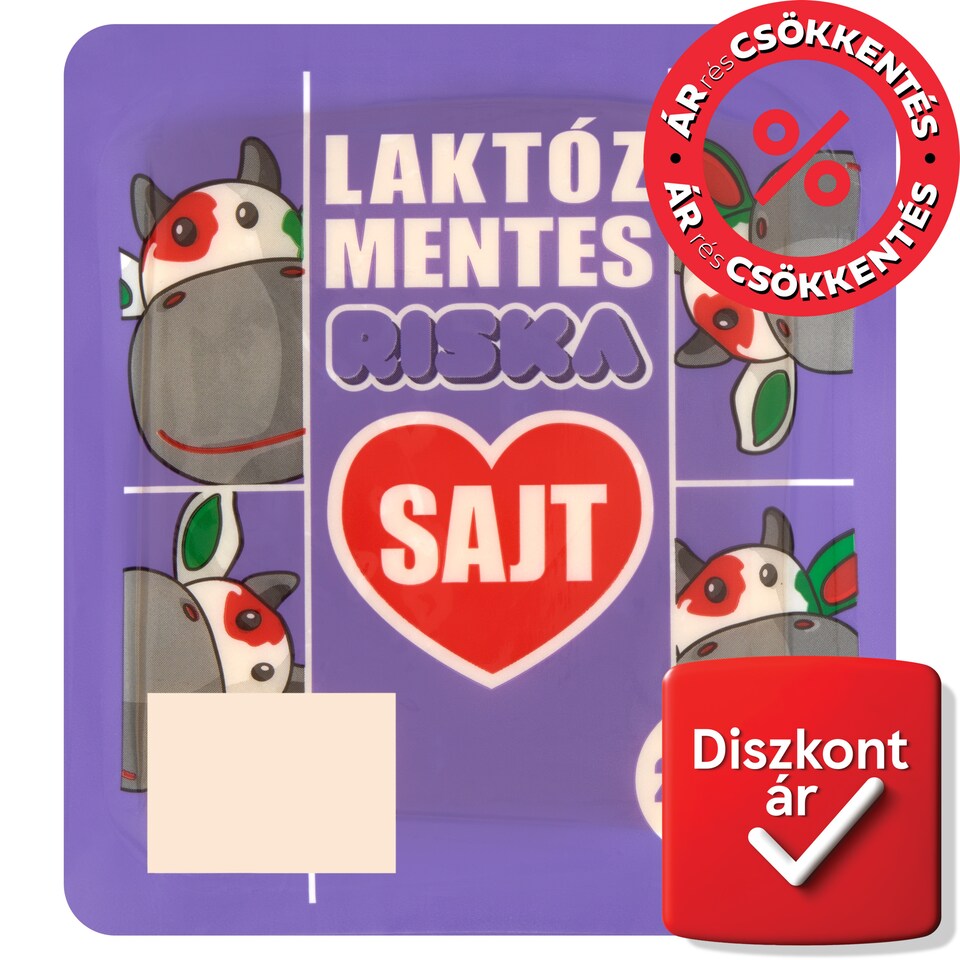 Riska laktózmentes sajt 200 g  1. kép