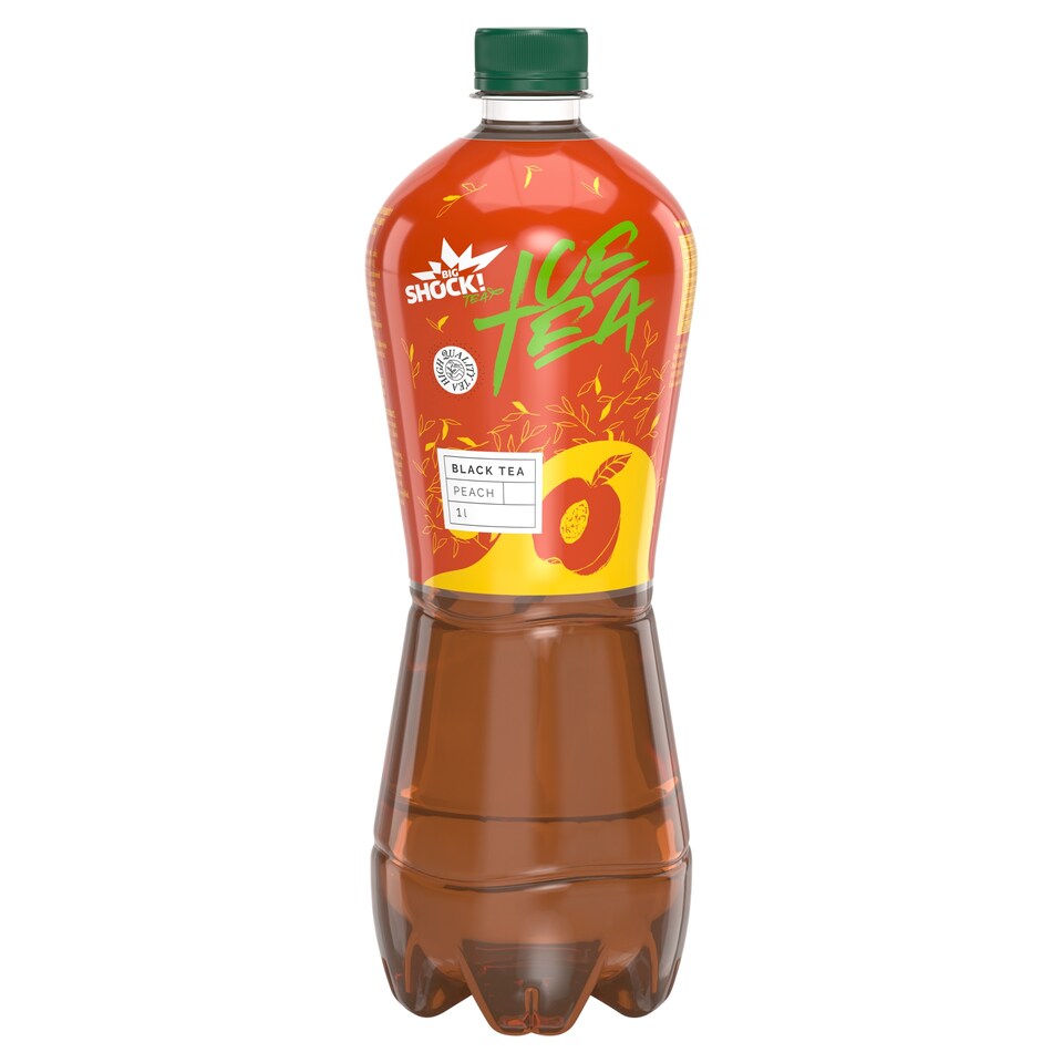 Big Shock! Ice Tea Black Tea Peach 1l - Tesco Groceries