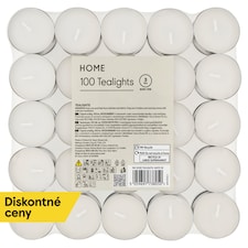 F&F Home White Tealights 100 pcs