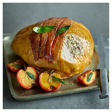 Tesco British Pork, Apple & Chestnut Stuffed Turkey Crown 2.6kg-3.39kg Serves 8-11