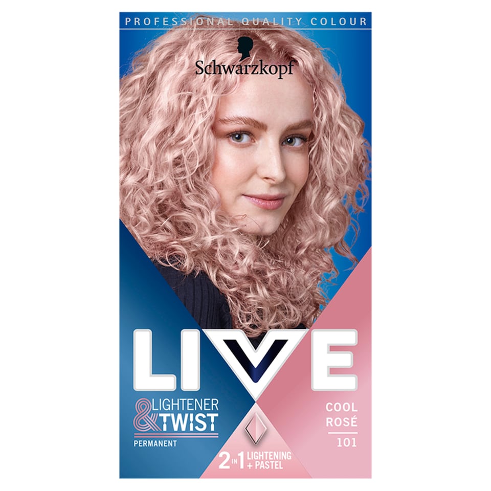 image 1 of S/Kopf Live Colr Lightener+Twist 101 Cool Rose
