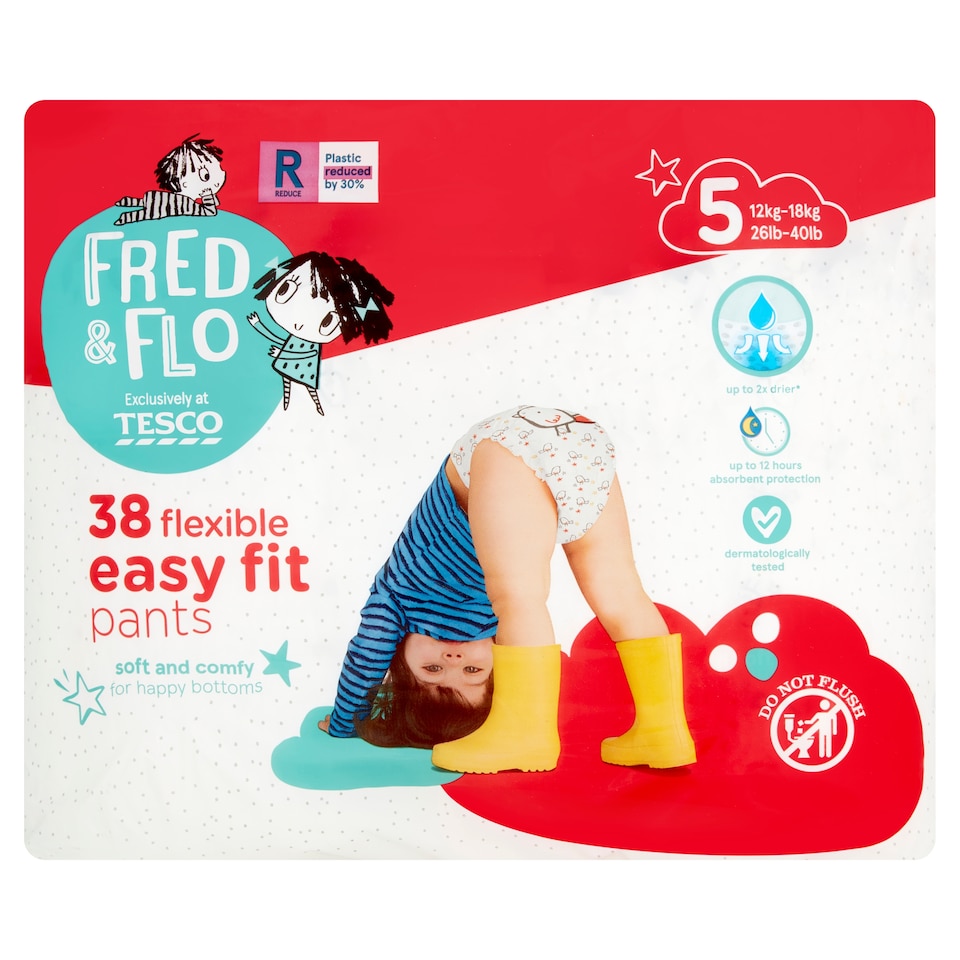 Fred & Flo 38 Easy Fit Nappy Pant Size5