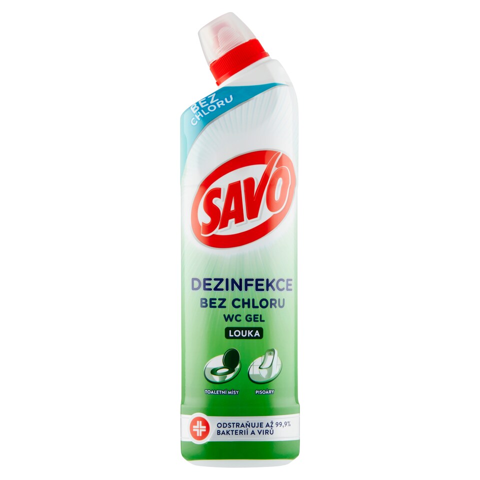 obrázok 1 z Savo WC Lúka tekutý čistiaci a dezinfekčný prípravok 750 ml