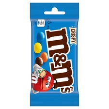 M&M's Crispy tejcsokoládés drazsé cukorbevonattal és ropogós rizzsel a közepén 36 g