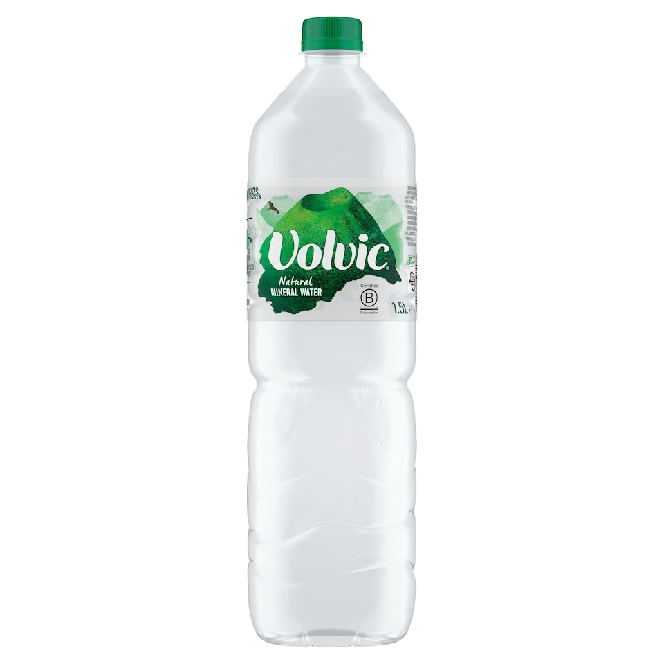 Volvic Natural Bottled Mineral Still Water 1.5L