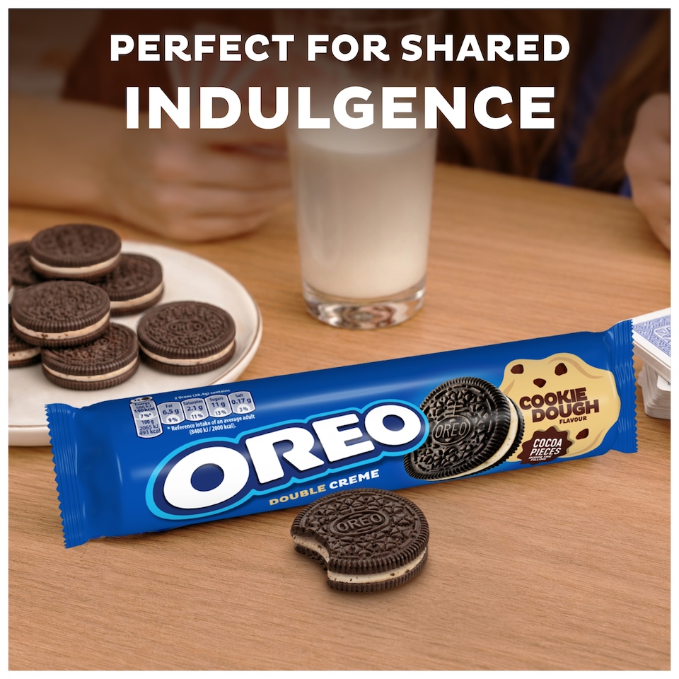 image 1 of OREO Double Creme Cookie Dough Flavour 157g