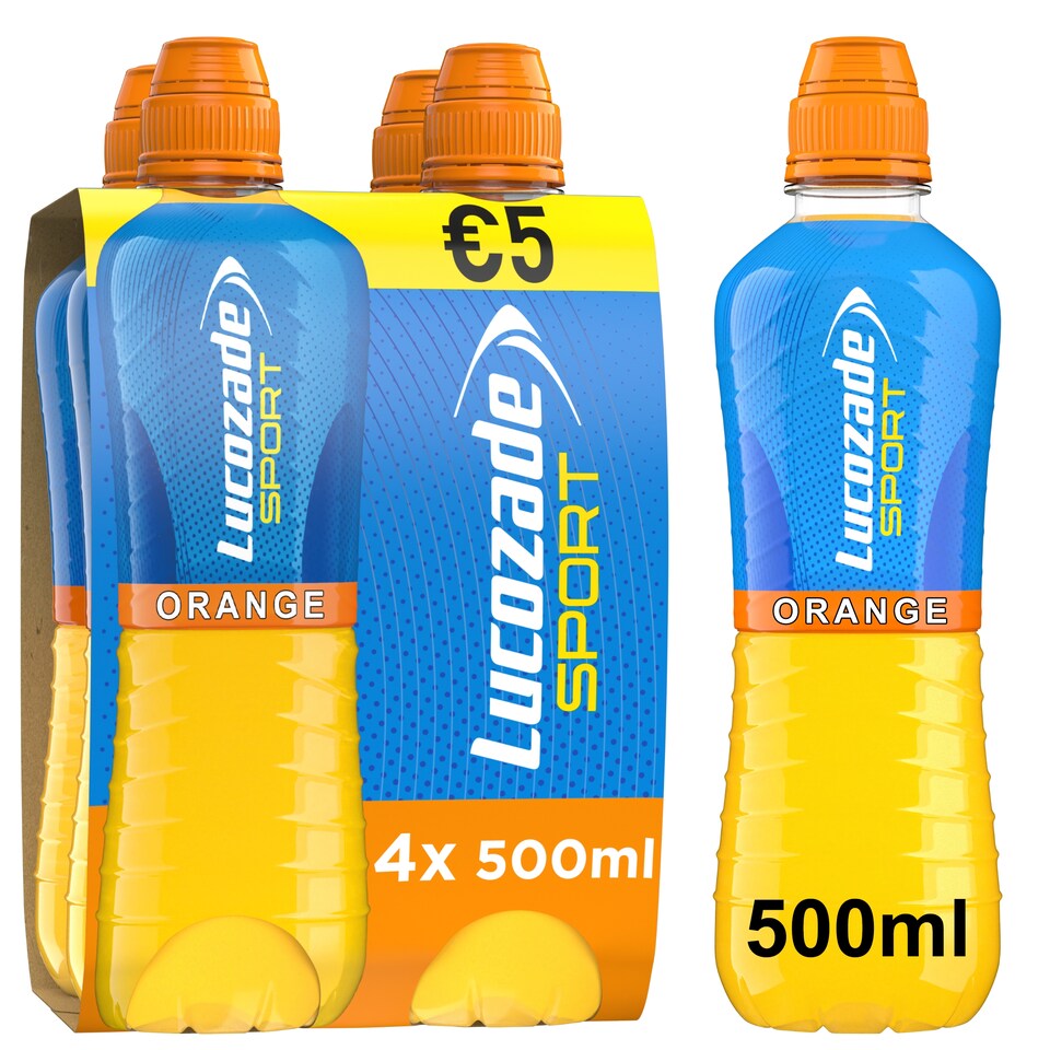 Lucozade Sport Orange 4X500ml