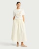 image 1 of F&F Pure Cotton La Marina Short Sleeved T-Shirt in White