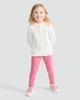image 3 of F&F Girls 2-Pack Fleece Lined Leggings  in Multi