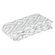 image 1 of F&F Home Grey Geo Shower Curtain