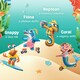 Palmolive Kids Sea Creatures Gyerek Tusfürdő pumpás 750 ml  5. kép