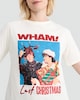 image 2 of Wham! Last Christmas Pure Cotton Short Sleeved T-Shirt in Cream