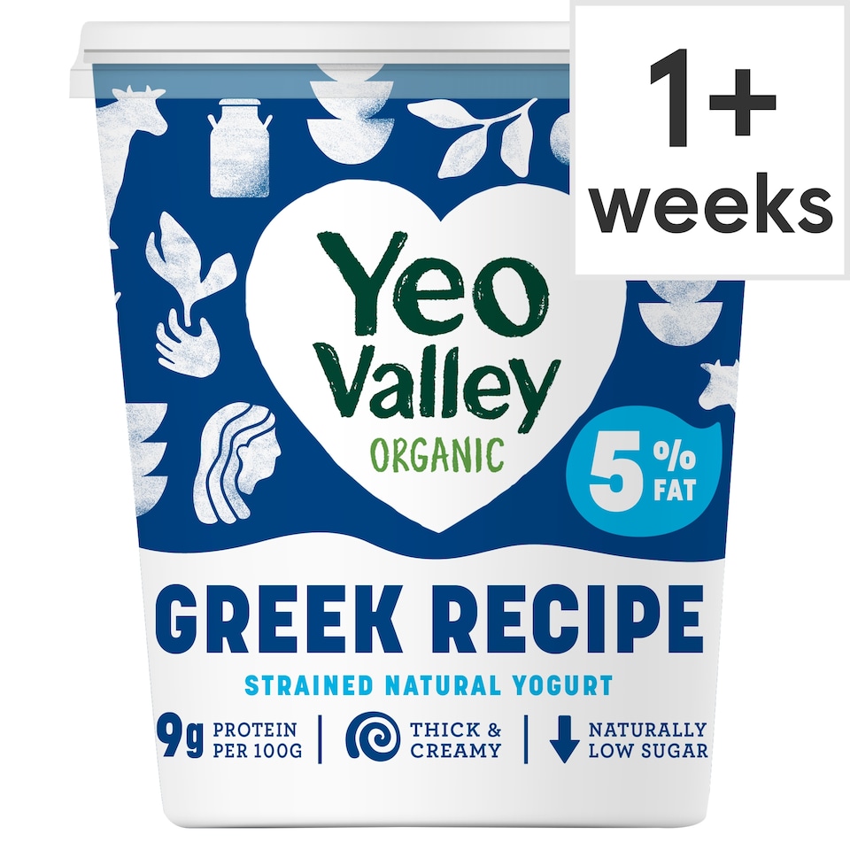 image 1 of Yeo Valley Organic Greek Recipe 5% Fat Natural 850g