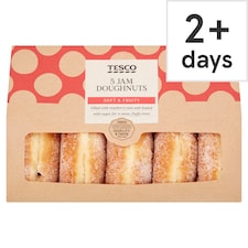 Tesco 5 Jam Doughnuts