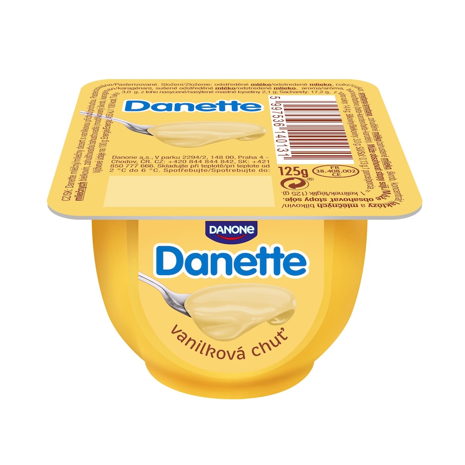 image 1 of DANETTE Cream with Vanilla Flavour 125g