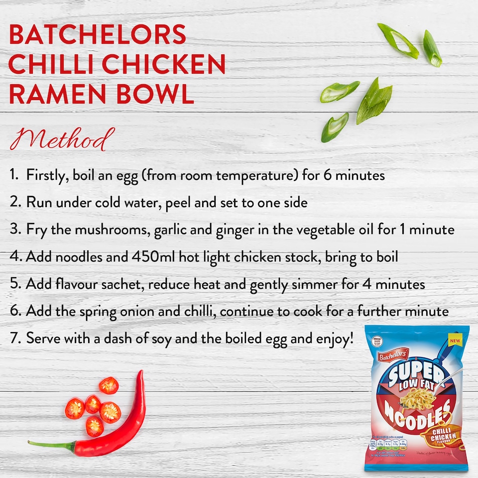 image 1 of Batchelors Low Fat Super Noodles - Chilli Chicken Flavour 81g