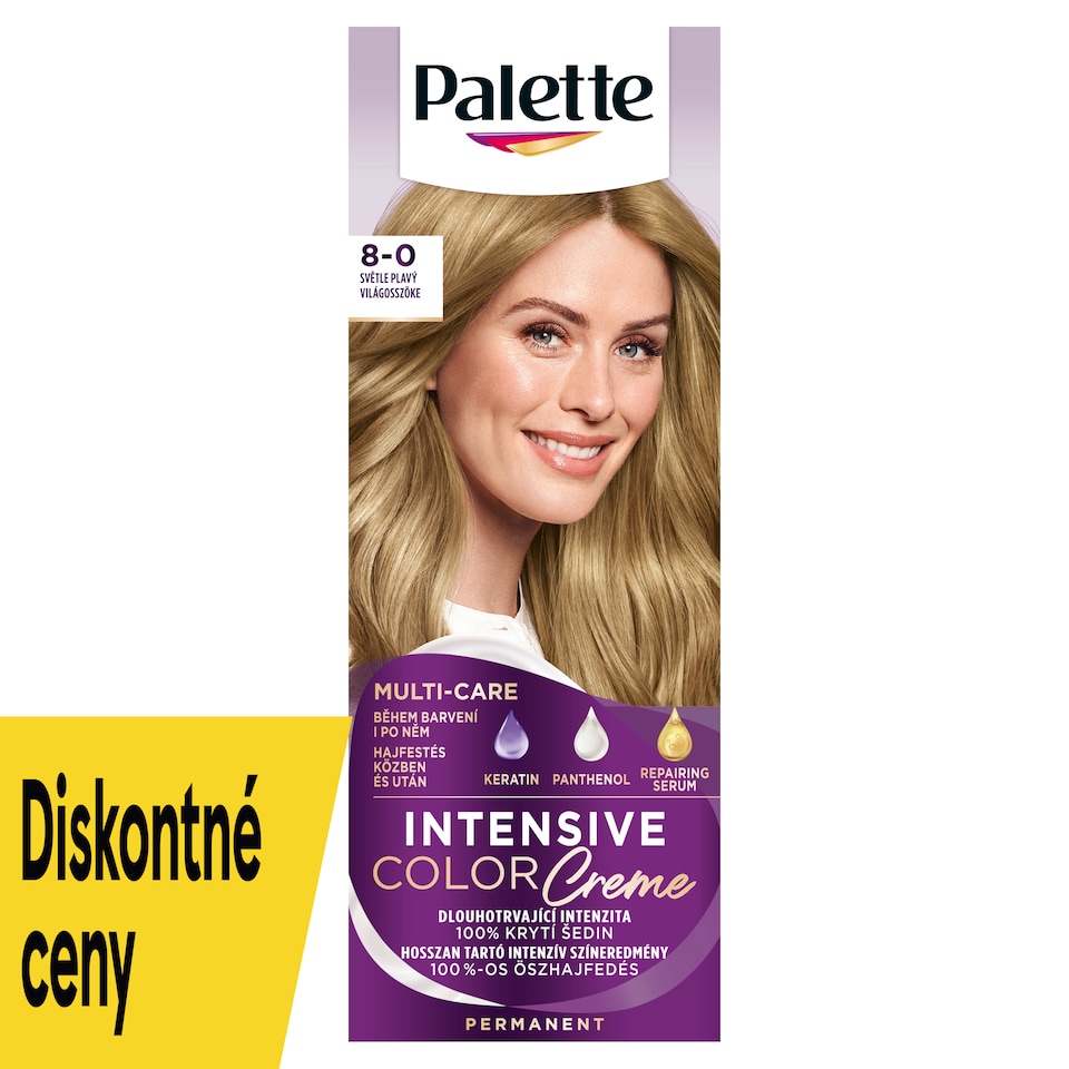 image 1 of Palette Intensive Color Creme Hair Color Light Blond 8-0