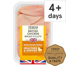 Tesco British Chicken Breast Fillets 950G