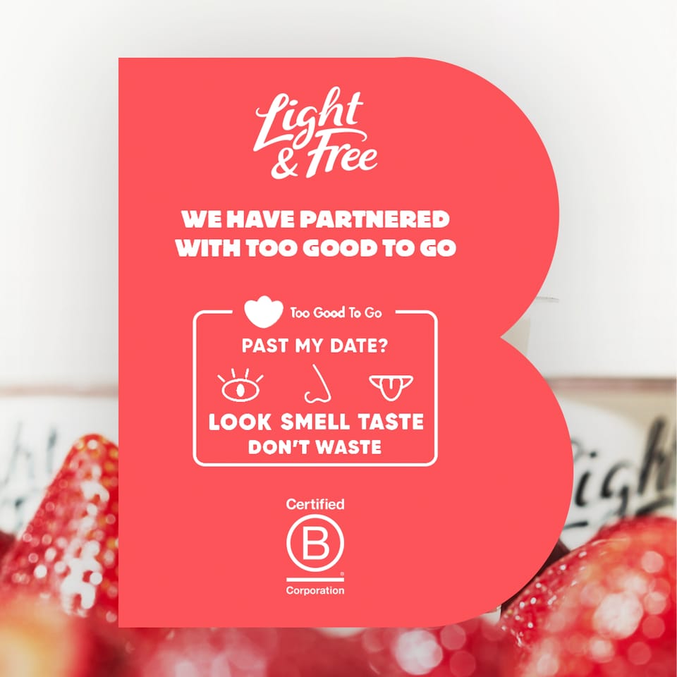 image 1 of Light & Free Sticky Toffee Greek Style Fat Free Yoghurt 4x115g