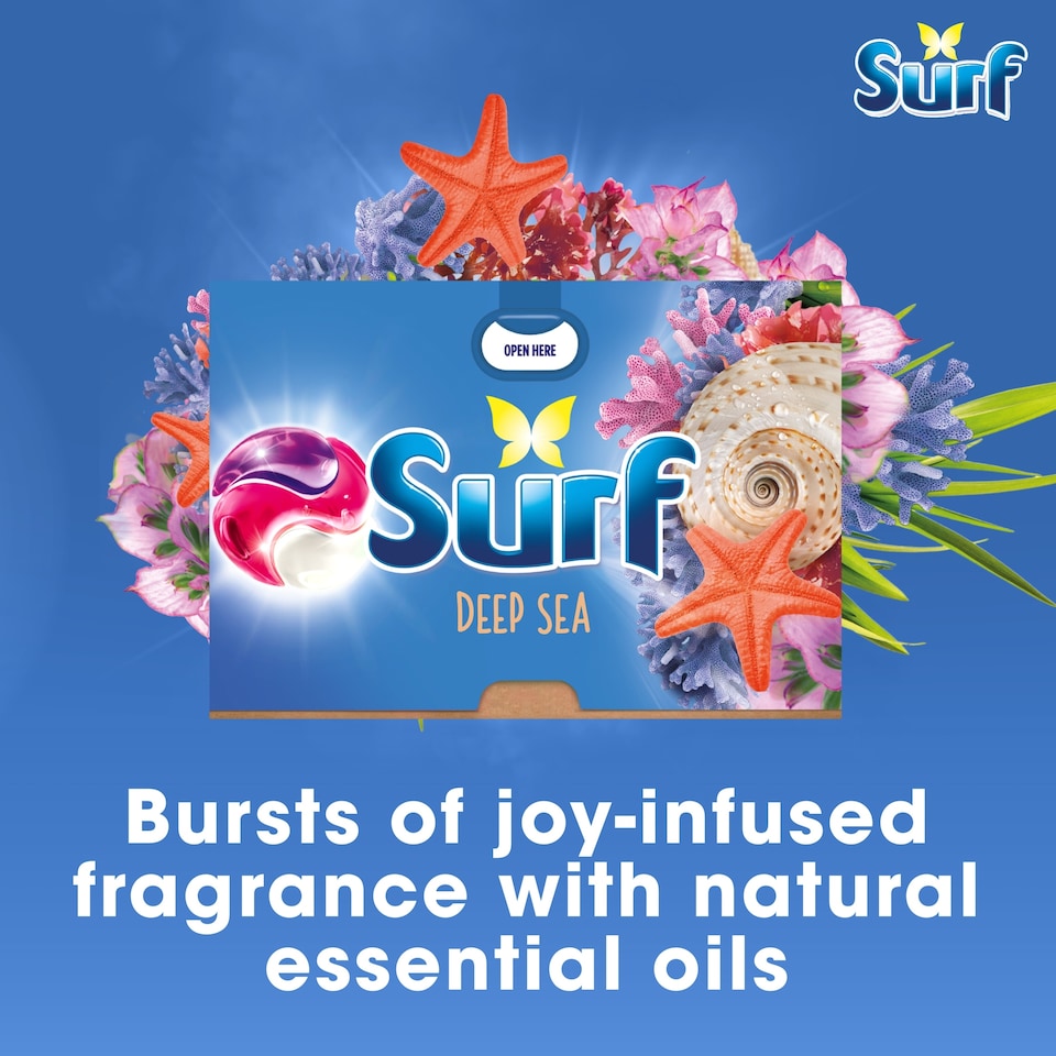 image 1 of Surf 3 In 1 Deep Sea Washing Capsules 51 Washes 882.3g