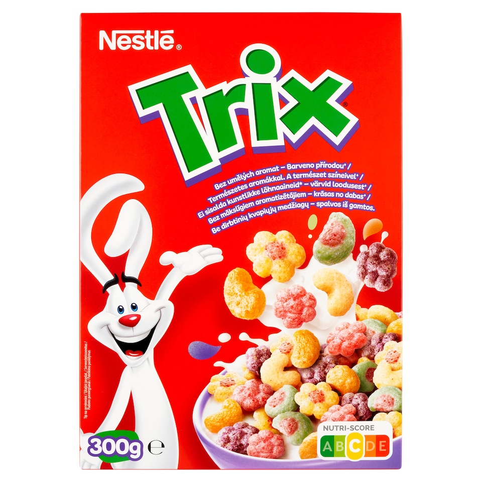 Nestlé Trix gyümölcsös ízű ropogós gabonapehely vitaminokkal és ásványi anyagokkal 300 g  1. kép