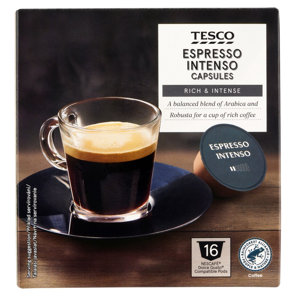 Tesco Espresso Intenso Capsules 16 x 7 g (112 g)