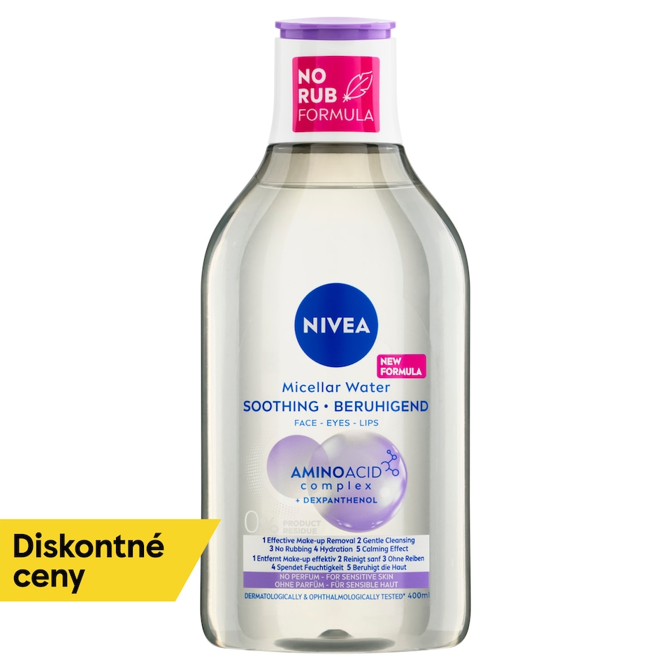 obrázok 1 z Nivea Upokojujúca micelárna voda pre citlivú pleť 400 ml
