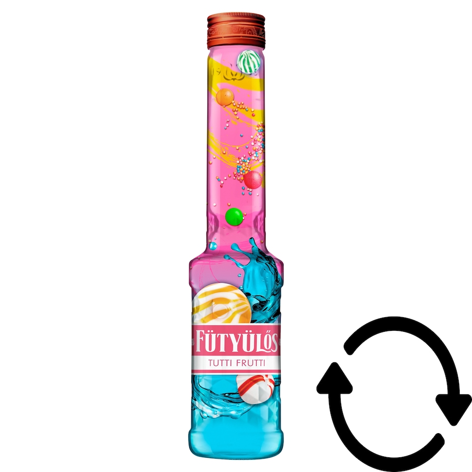 Fütyülős Tutti Frutti ízű likőr 24,5% 0,5 l