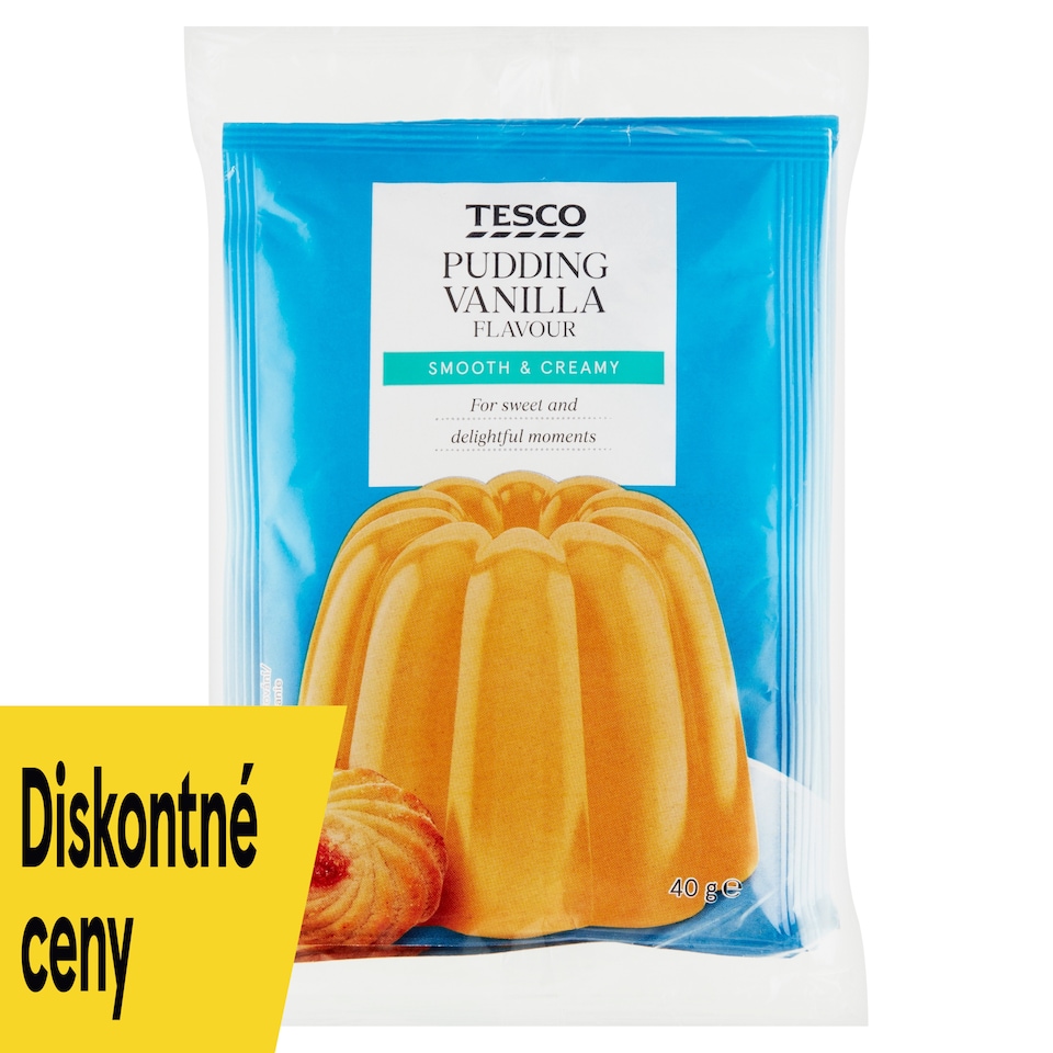 Tesco Pudding Vanilla Flavour 3 x 40 g