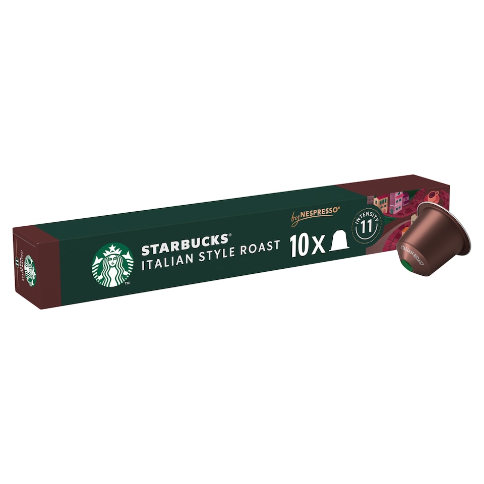 image 1 of Starbucks by Nespresso Italian Style Roast 10 Coffee Pods 56g