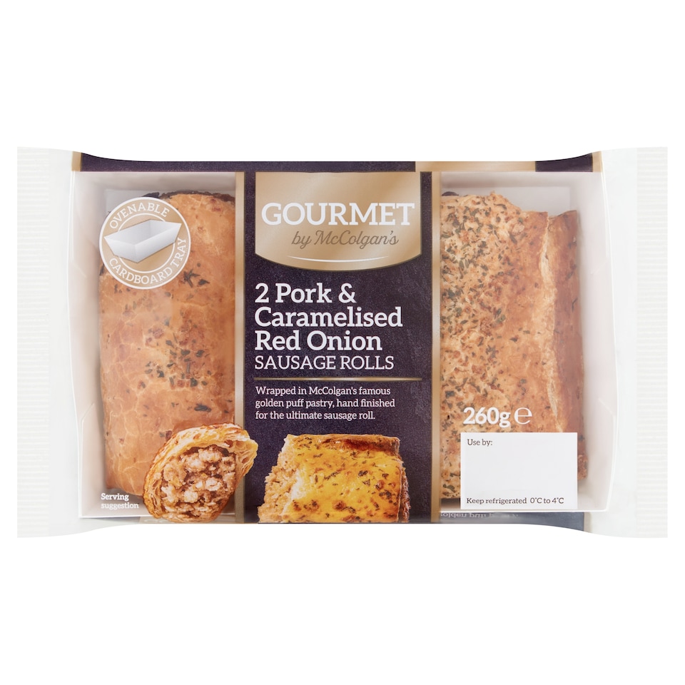 Gourmet 2 Pork And Crml/Ron Sausage Rolls 260G