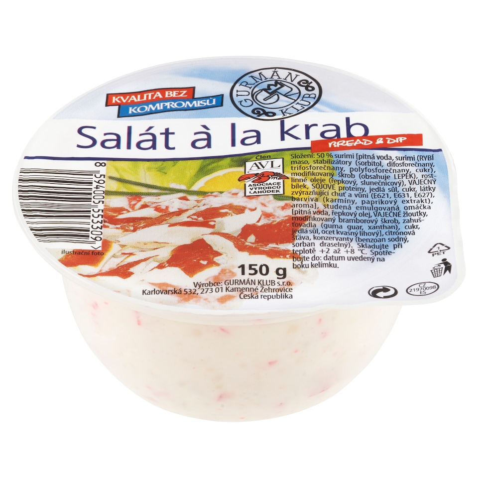Gurmán Klub Salát à la krab 150g