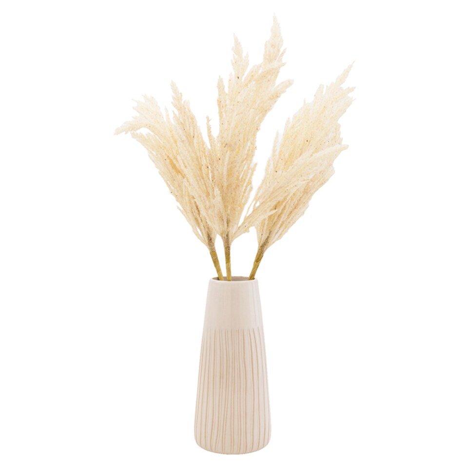 image 1 of Pampas In Cream Vase