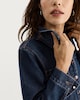 image 2 of F&F Pure Cotton Denim Button Through Midi Dress in Blue