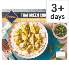 Royal Thai Green Chicken Curry With Jasmine Rice 400G