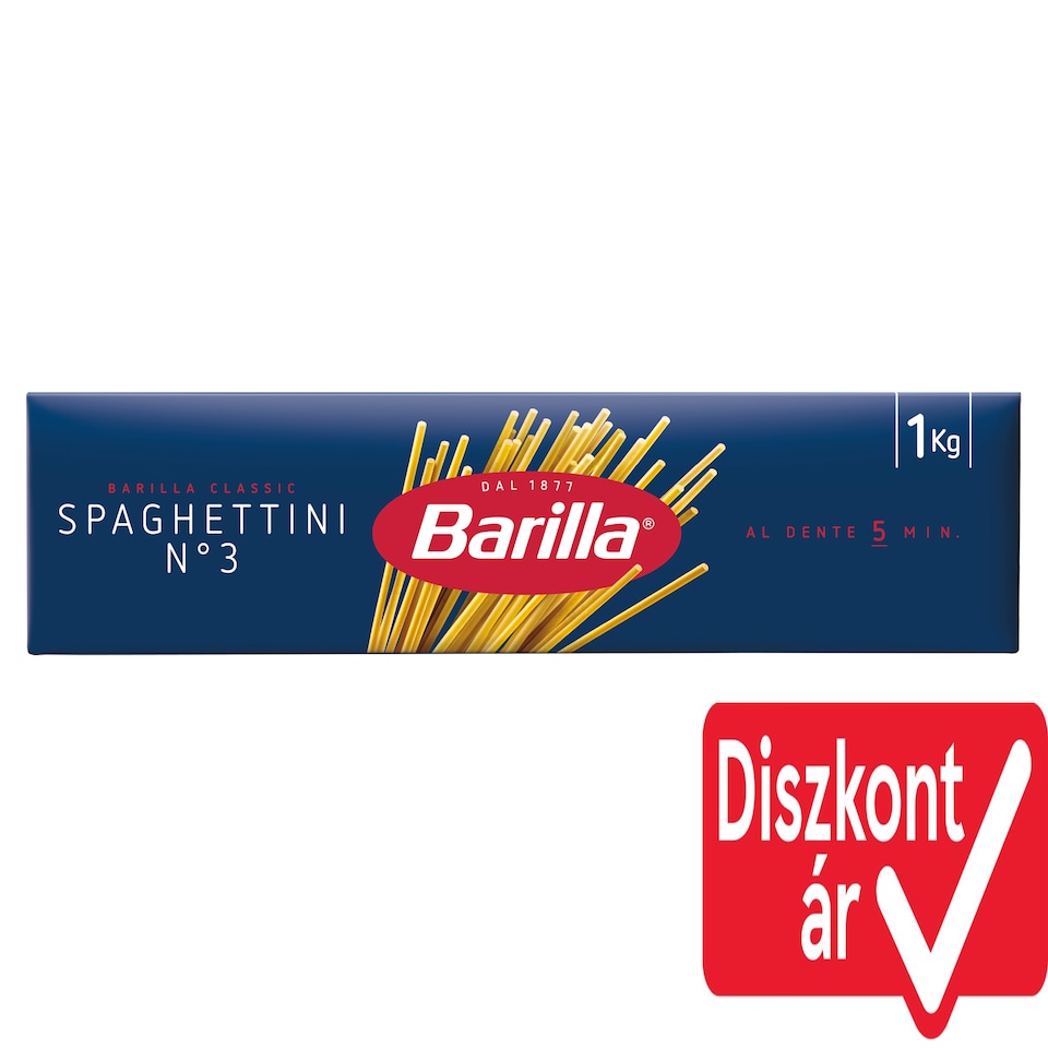 Barilla Spaghettini Durum Wheat Semolina Pasta 1000 g