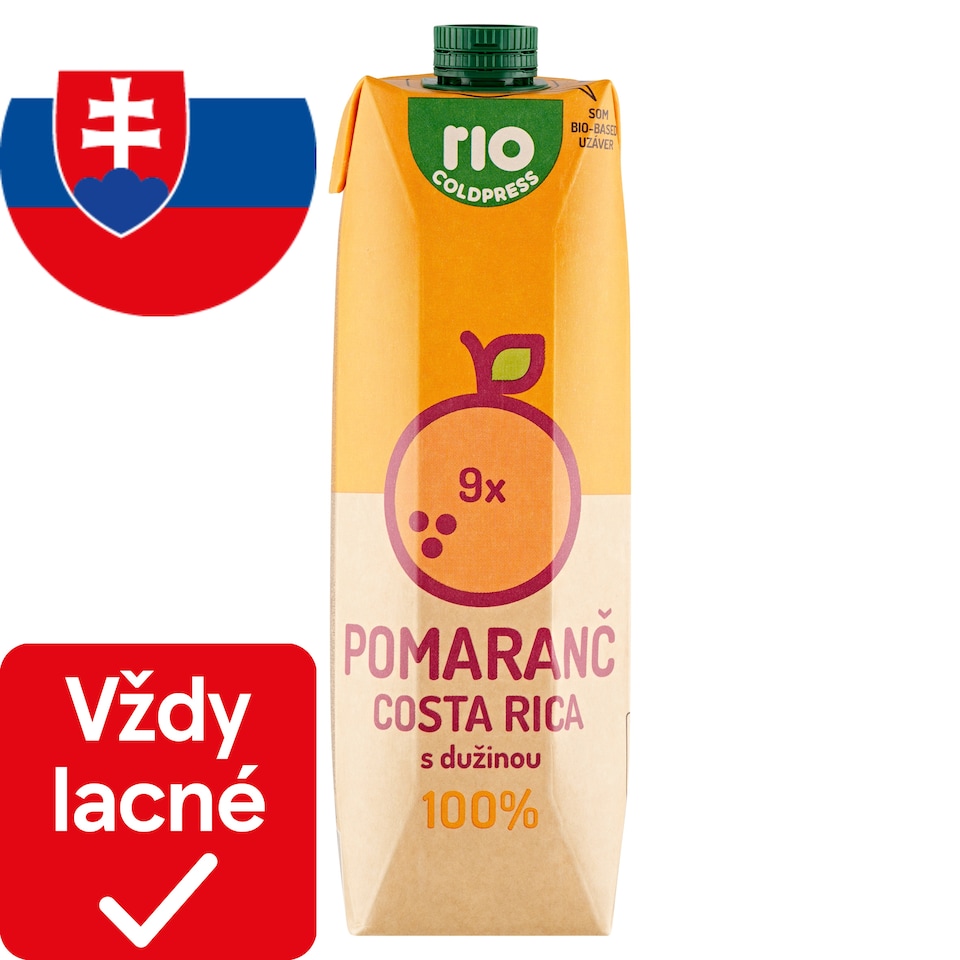 obrázok 1 z Rio Cold Press 100% pomaranč Costa Rica s dužinou 1 l